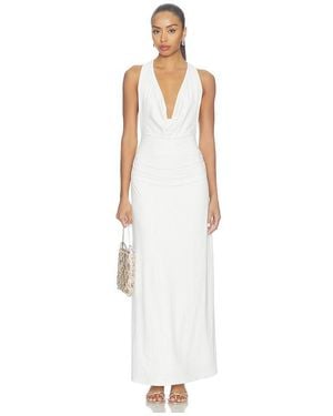 Runaway the Label Maxivestido Ivy En Color Blanco Talla (También En M, S, Xl, Xs)