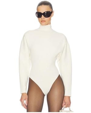 Helsa Calloway Knit Bodysuit - Natural