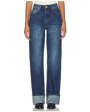 superdown Lulu Cuffed Jean - Blue
