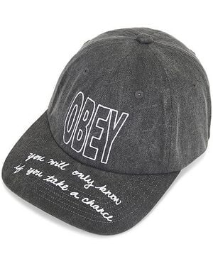 Obey 6-Panel-Cap Chance - Schwarz