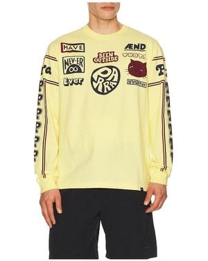 by Parra Never Sinister Long Sleeve T-Shirt - Natural