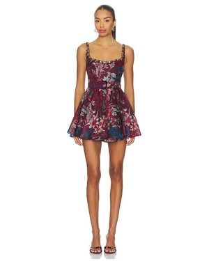 La Fuori Jewel Dress - Red