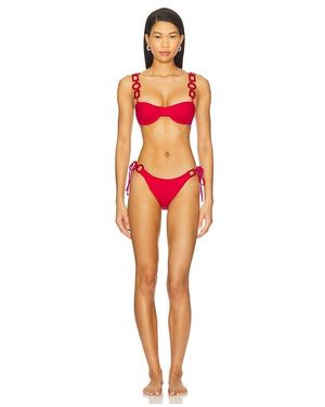 SAUDADE Crimson Cascade Bikini - Orange
