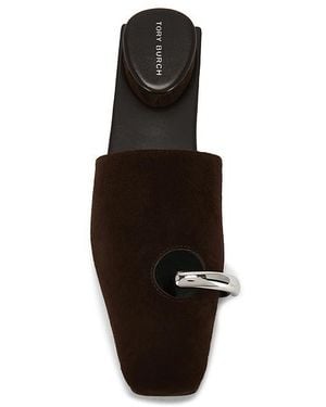 Tory Burch Pierced Mule - Black