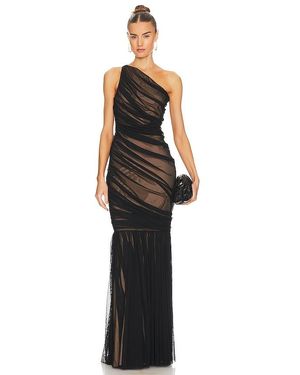 Norma Kamali Diana Fishtail Gown - Black