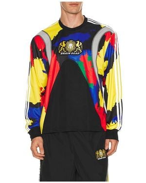 adidas Originals X Brain Dead Long Sleeve Jersey - Blue