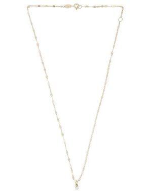 STONE AND STRAND Fairy Lights Diamond Choker - White