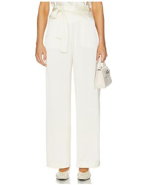 Leset Barb Tailored Pant - White