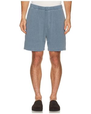 Asher Silas Waffle Short - Blue
