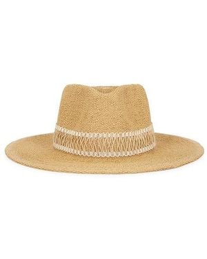 Nikki Beach Jordyn Fedora Hat - White