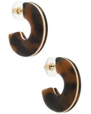 Lovers + Friends Pendientes Serene En Color Marrón Talla - Negro