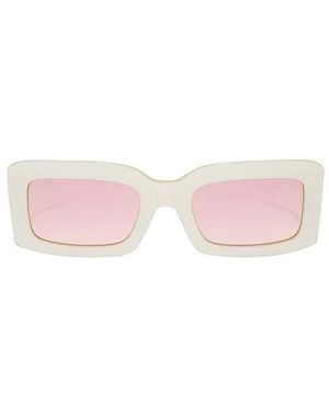 DIFF Gafas De Sol Indy En Color Blanco Talla En - Rosa