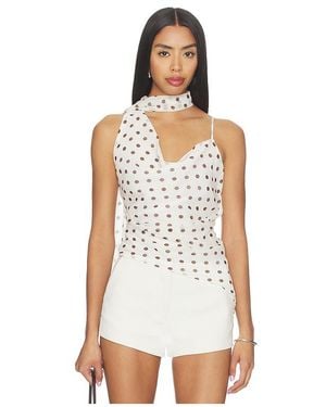 Astr Adrie Top En Color Crema Talla (También En Xs, S, M, Xl) - Blanco