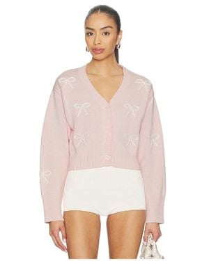 LoveShackFancy Francette Cardigan Top - White