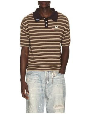 Carne Bollente Pin-Up Patrol Polo - Brown