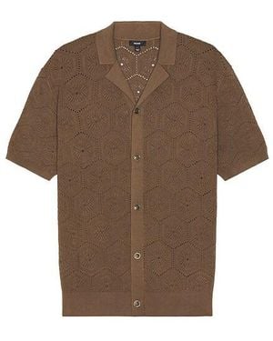 Reiss Geknöpftes Hemd Royce - Braun