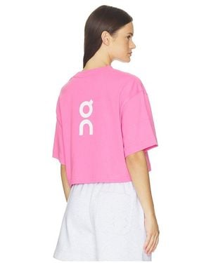On Shoes Club Boxy T - Pink