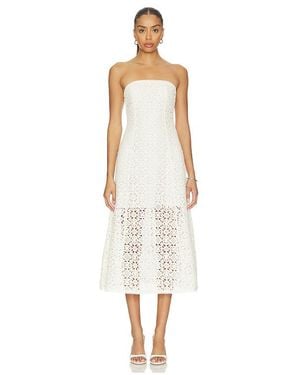 Cami NYC Lisboa Strapless Crochet Dress - White