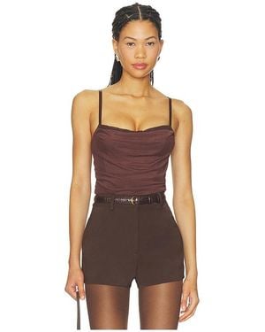 Free People Corsé Mono Hard Launch En Color Marrón Talla (También En Xs) - Multicolor
