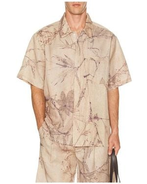 Feng Chen Wang Printed Plant Dye Shirt - Natural