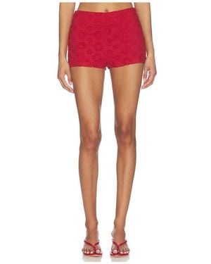 BY.DYLN Shorts Aisling Micro - Rot