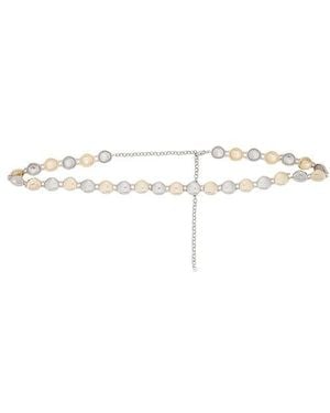 Ettika Cinturón Polished Pebble Mixed Metal En Color Metallic,Metallic Talla - Multicolor