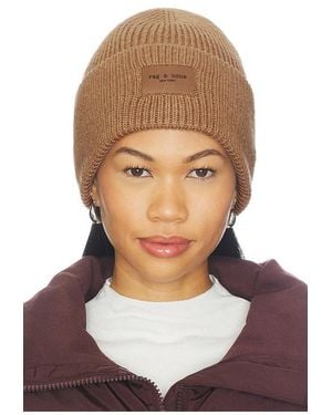 Rag & Bone Blake Wool Blend Beanie - Natural