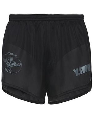 Y,IWO Think Big Quad Shorts - Black