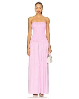 MORE TO COME Izabella Strapless Maxi Dress - Pink