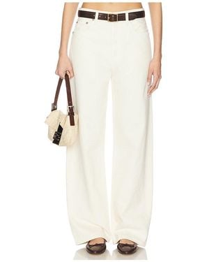 Agolde Low Slung Baggy Jeans - White