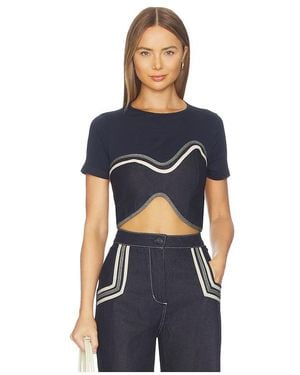 AZULU Oberteil Ceci Top - Blau