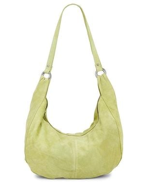 Free People Roma Suede Tote Bag - Green