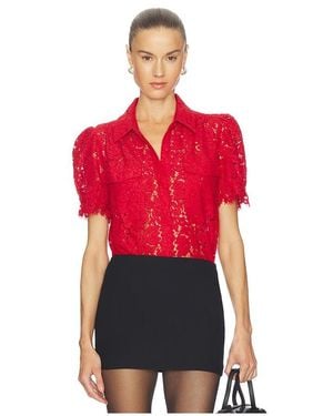 Generation Love Mina Lace Top - Red