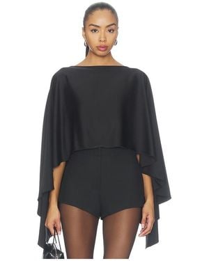 ALL THE WAYS Tamaya Cape Top - Black
