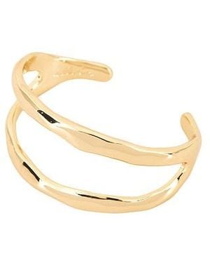 Ettika Tide Pool Double Open Cuff - White