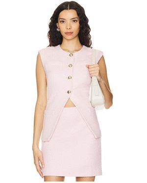 Amanda Uprichard X Revolve Hughes Vest - Pink