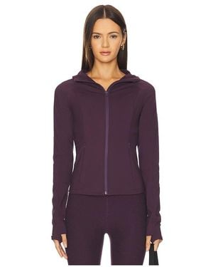 Beyond Yoga Zip Front Hooded Jacket - Purple