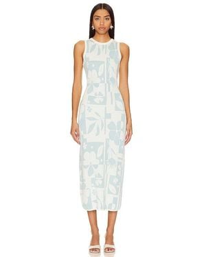 MINKPINK Lacy Midi Dress - White