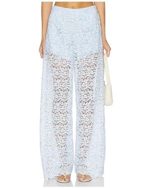 Generation Love Cleo Two Tone Lace Pants - Blue