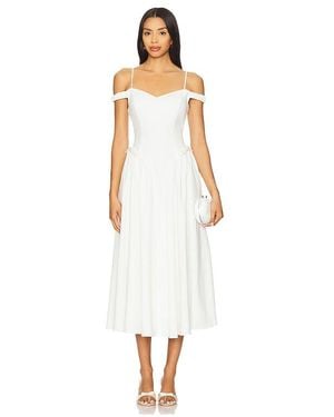 Astr Vestido Midi Elvinia En Talla En - Blanco