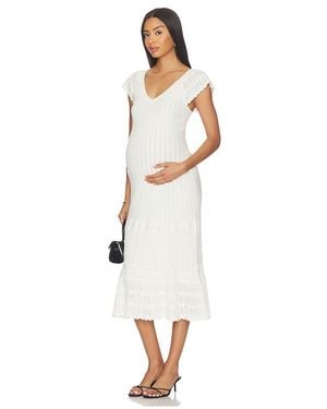 HATCH Maxikleid The Celia - Weiß
