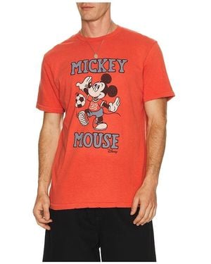 Junk Food Camiseta Mickey En Color Rojo Talla (También En S, M, Xl/1X) - Naranja