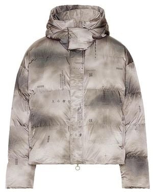 Stampd Cropped Puffer Jacket - Green