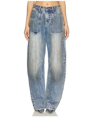 AFRM Rhett Carpenter Barrel Jeans - Azul