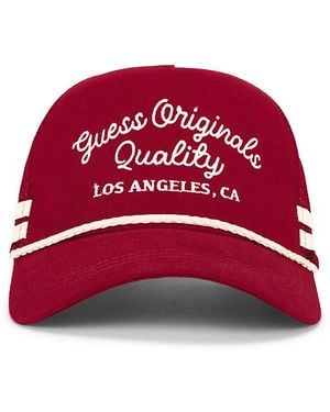 Guess Vintage Trucker Hat - Red