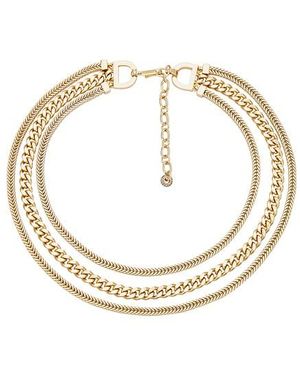 DEMARSON Camilla Layered Necklace - Metallic