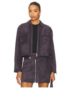 Amanda Uprichard Becker Jacket - Purple
