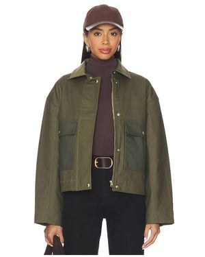 Rag & Bone Nonie 2-1 Cotton Jacket - Green
