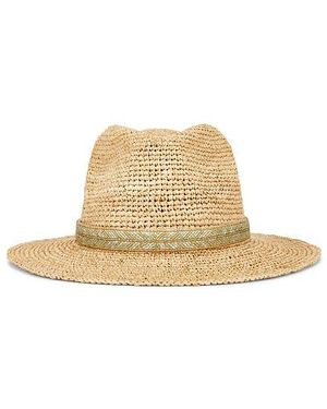 Nikki Beach Amber Fedora Hat - White