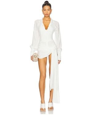 Kim Shui Jeannie Mini Dress - White